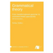 Grammatical theory: From transformational grammar to constraint-based approaches