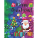 Merry christmas: Merry christmas coloring book for kids