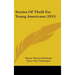 Stories Of Thrift For Young Americans (1915)