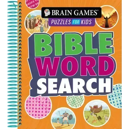Brain Games Puzzles for Kids - Bible Word Search (Ages 5 to 10)