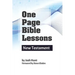 One Page Bible Lessons: New Testament