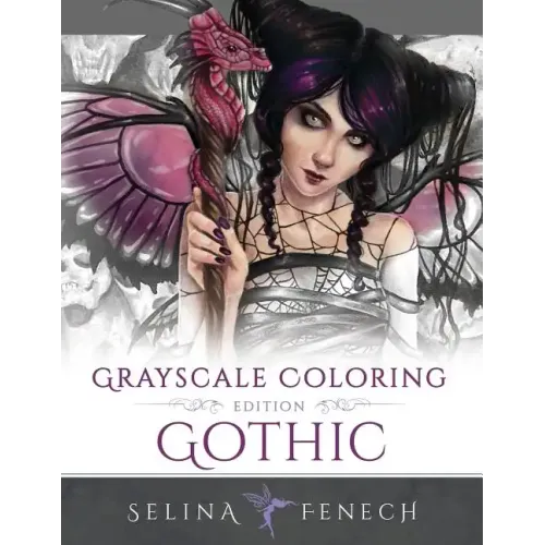 Gothic - Grayscale Edition Coloring Book