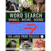 Word Search Animals Nature Science Volume 1: 100 Large Print Puzzles