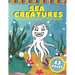 Sea Creatures Coloring Book For Kids: Ocean Animals Education Early Learning Preschool Easy For Boys Girls Baby Toddlers Ages 4-8