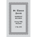 St. Thomas Parish Marriage Records, Owings Mills, Maryland, 1738-1995