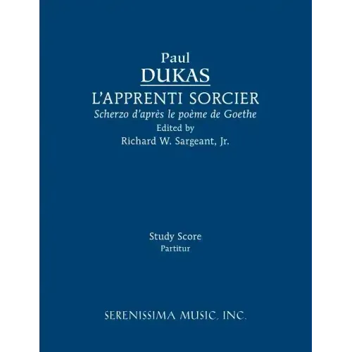 L'Apprenti sorcier: Study score