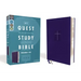 Niv, Quest Study Bible, Personal Size, Leathersoft, Blue, Comfort Print: The Only Q and A Study Bible
