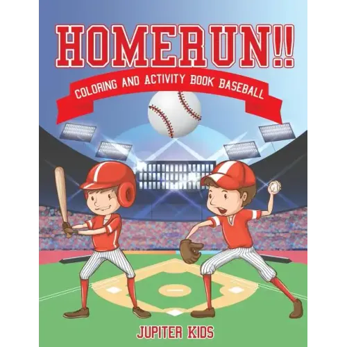 Homerun!! Coloring and Activity Book Baseball