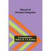 Manual of Oriental Antiquities