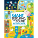 Giant Seek, Find, and Color Activity Book: Includes Fun Facts and Bonus Challenges!