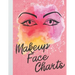 Makeup Face Charts Book: Double Sided Makeup Face Chart Sheets for Makeup Artist Hobbyists Enthusiasts Professional and Amateur