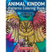 Animal Kingdom Patterns Coloring Book: Calming Coloring For Boys Edition