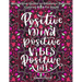 Motivational Quotes on Geometric Patterns - Coloring Book For Adults: 47 Motivational Coloring Designs to Help You Overcome Stress and Reach Your Goal