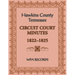 Hawkins County, Tennessee Circuit Court Minutes, 1822-1825