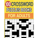 100 Crossword Puzzles Books for Adults: Crossword Puzzle Book for Adults and Seniors Large Print