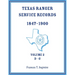 Texas Ranger Service Records, 1847-1900, Volume 2 D-G