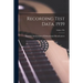 Recording Test Data, 1939