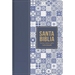 Biblia Rvr 1960 Letra Grande Tamaño Manual Símil Piel Azul Oscuro(bible Rvr 1960 Large Print Handsize Leatherlike Tiles Dark Blue (Spanish Edition)