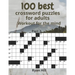 100 best crossword puzzles for adults: Workout for the mind