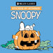 Brain Games - Sticker by Number Compact Edition: Snoopy 7x7 Inches Cozy Fall Craft, Travel Size Activity Book for Adults & Kids 7+ Officially Licensed