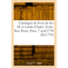 Catalogue de livres de feu M. le comte d'Autry. Vente, Rue Pavée, Paris, 7 avril 1750