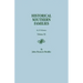 Historical Southern Families. in 23 Volumes. Volume XI