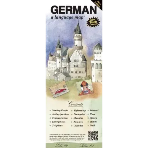 German a Language Map: Quick Reference Phrase Guide for Beginning and Advanced Use. Words and Phrases in English, German, and Phonetics for E