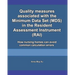 Quality measures associated with the Minimum Data Set (MDS) in the Resident Assessment Instrument (RAI): How nursing homes can avoid common calculatio