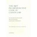 The 1917 Pio Benedictine Code of Canon Law