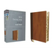 Niv, Thinline Bible, Giant Print, Leathersoft, Brown, Red Letter, Thumb Indexed, Comfort Print