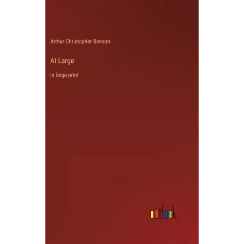 At Large: in large print