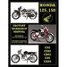 Honda Motorcycles Workshop Manual 125-150 Twins 1959-1966