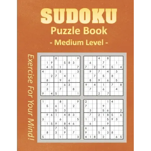 Sudoku Puzzle Book - Medium Level