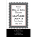 Abstracts of the Wills and Estate Records of Granville County, North Carolina, 1833-1846