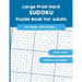Large Print Hard SUDOKU Puzzle Book For Adults: 50 Large 16x16 Puzzles with Solutions!