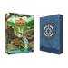 Nbla, Biblia Aventura, Interior a Color, Leathersoft, Azul, Con Cierre, Comfort Print