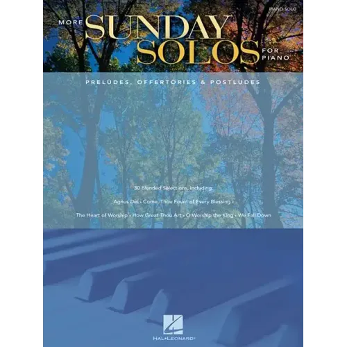 More Sunday Solos for Piano: Preludes, Offertories & Postludes