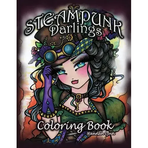 Steampunk Darlings Coloring Book