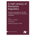 A half century of Romance linguistics