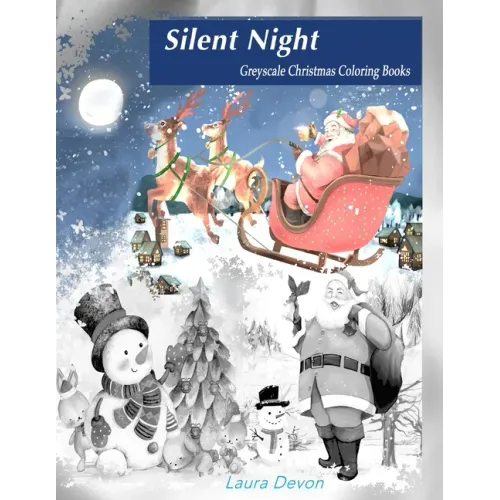 Greyscale Christmas Coloring Books