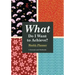 What Do I Want to Achieve? Weekly Planner