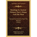 Readings In Ancient History, Part 2, Rome And The West: Illustrative Extracts From The Sources (1913)