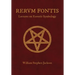 RERUM FONTIS Lectures on Esoteric Symbology