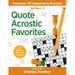 Quote Acrostic Favorites: Features 50 Rewarding Puzzles