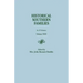 Historical Southern Families. in 23 Volumes. Volume XXII