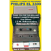 Compact Cassette Recorder Philips EL 3300 - Thank you for this brilliant Compact Cassette Recorder - Lou Ottens - Johannes Jozeph Martinus Schoenmaker