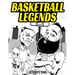 Basketball Legends: The Stories Behind The Greatest Players in History - Coloring Book for Adults & Kids