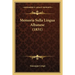 Memoria Sulla Lingua Albanese (1831)