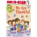 We Are Thankful: Ready-To-Read Level 1