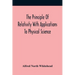 The Principle Of Relativity With Applications To Physical Science